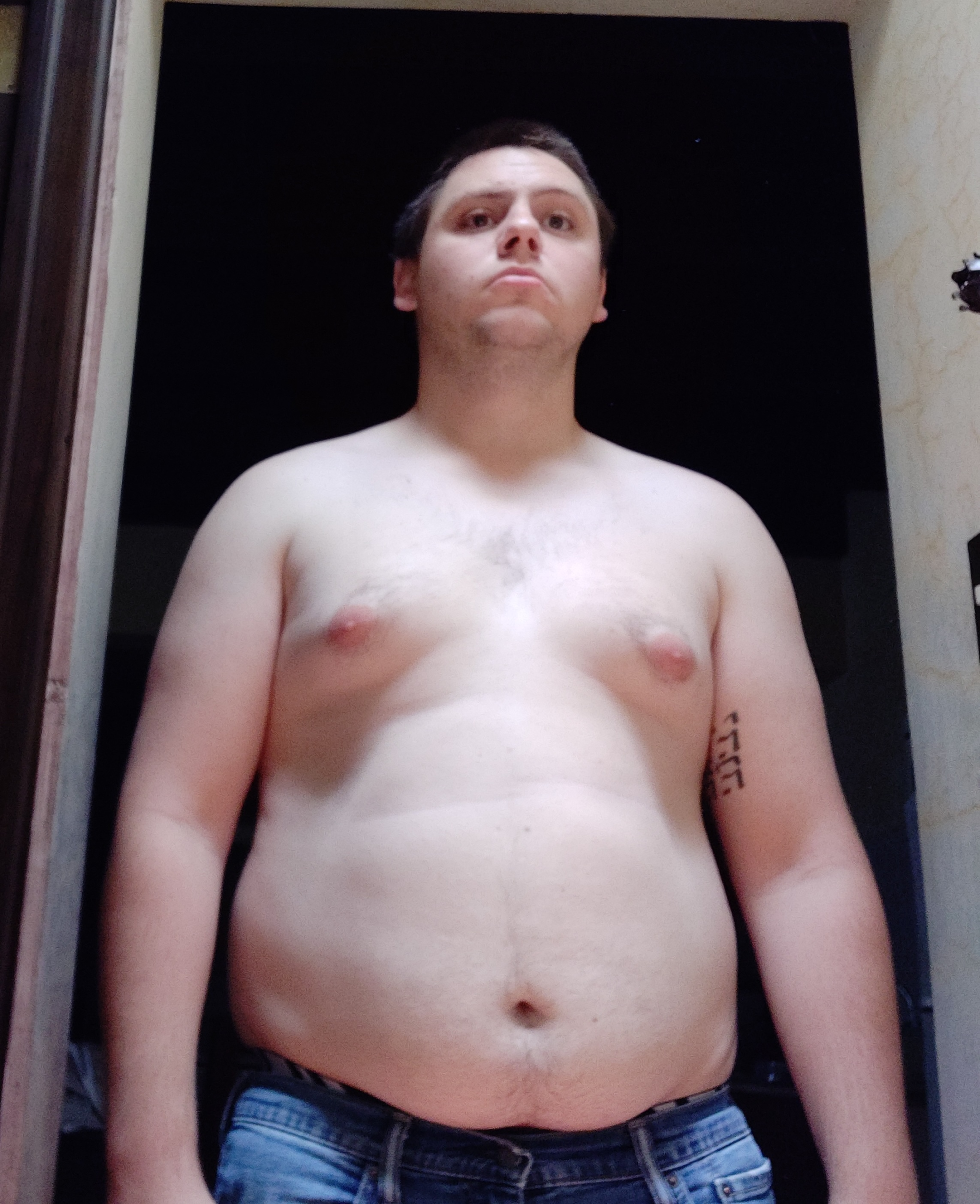 Chris Young before, 240 lbs